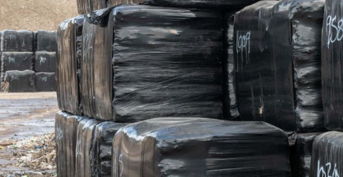 Refuse Derived Fuel RDF bales