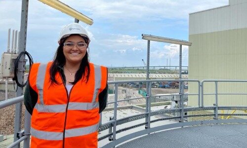 Georgia Wilson visits MVV Ridham