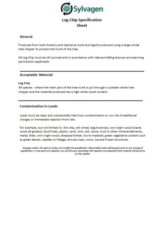 Log Chip Specification