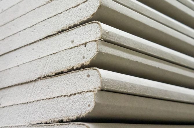 Plasterboard (U.K.)